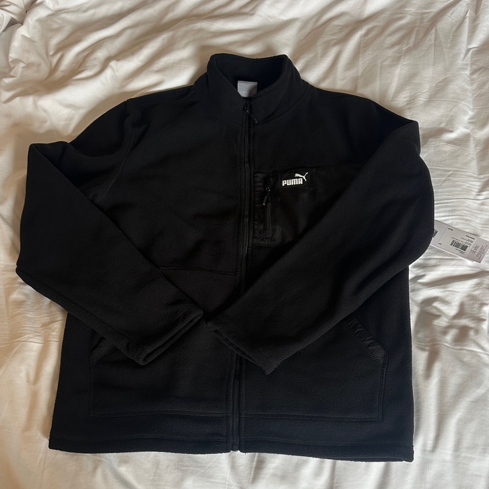Puma Black Zip-Up Jacket